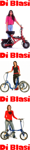 Di Blasi Folding scooters and Folding bicycles and Folding tricycles